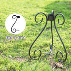 VCUTEKA Gazing Ball Stand, Metal Garden Gazing Globe Stand for 10-12" Globe