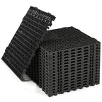 RITOLLO Modular Interlocking Cushion Drainage Floor Tiles, 16-Pack 11.8"x11.8" PVC Raised Non-Slip Interlocking Mats with Drain Holes for Deck, Pool, Garage, Shower, Patio, Bathroom, Sauna, Yard