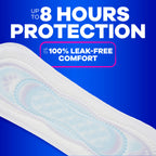 Always Ultra Thin Feminine Pads Without Wings for Women, Size 1, Regular Absorbency, Unscented, Up to 100% Leak-Free Protection, 44 Count x 3, 132 Count Total