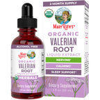 MaryRuth Organics Valerian Root Liquid Drops | 2 Month Supply | Sugar Free | USDA Organic Valerian Root Drops | Support Sleep | Calm and Stress Relief | Vegan | Non-GMO | Gluten Free | 60 Servings