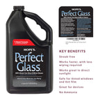 HOPE'S Perfect Glass Cleaner Spray Refill, Streak-Free, Ammonia-Free Window, Mirror, Screen, Tinted Glass, and Shower Door Cleaner, Indoor and Outdoor Glass Surfaces, 67.6 Ounce, Pack of 6