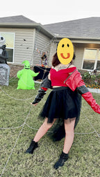 MisShow Women's Hi-Lo Tulle Tutu Skirt for 80s Party & Halloween, Black