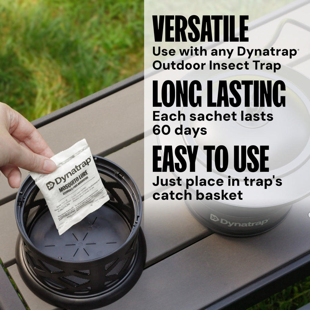 DynaTrap 100611 Atrakta Mosquito Lure Sachet for Any DynaTrap Insect Trap, Lasts 60 Days, Mosquito Trap Attractant