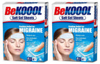 BeKOOOL Migraine Gel Sheets - 4 Count - Pack of 2