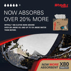 WypAll PowerClean X80 Heavy Duty Cloths, Brag Box, 152 Towels (41044)