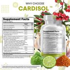 Clean Nutraceuticals Citrus Bergamot Red Yeast Rice Capsules with Plant Sterols - with Hawthorn Extract Olive Leaf Niacin Vitamin K3 D3 COQ10 Guggul & More