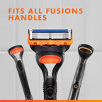 Gillette Fusion5 5-Blade Mens Razor Blade Refills, 12 Count, with Precision Trimmer