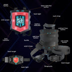 Squad Hero Rechargeable Laser Tag 360° Sensors + LCDs - Set of 4 - Easter Gift Ideas for Kids Teens and Adults Boys & Girls Family Fun - Cool Teenage Lazer Group Activity, Teen Gifts Ages 8+ Year Old