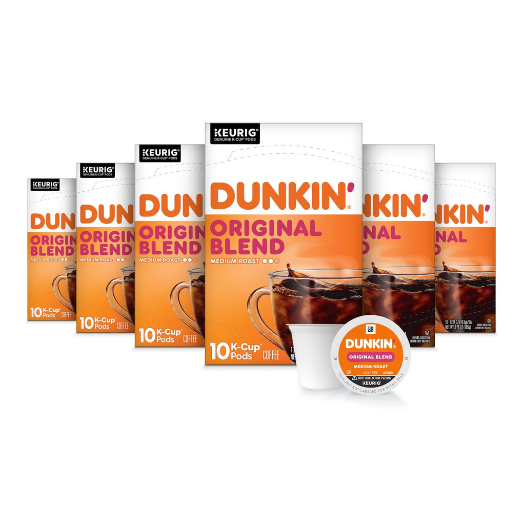 Dunkin’ Original Blend Medium Roast Coffee, Keurig K-Cup Pods, 60 Count