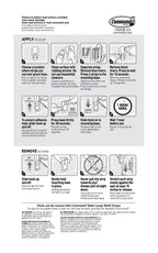 Command Large White Bath Hooks, 1 Hook, 2 Strips