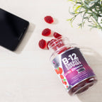 B12 Energy Gummies - 4500 mcg Per Serving Extra Strength Vitamin B12 Chewables - Dietary Supplement for Energy Metabolism & Immune Support - For Women, Men, & Kids - Natural, Berry Flavor - 120 Count