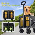 100KG Collapsible Foldable Small Wagon Carts Portable Folding Outdoor Cart