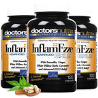 Doctors Nutra Nutraceuticals InflamEzze - Turmeric, Curcumin, Ginger Supplement - Gluten-Free (120 Count)
