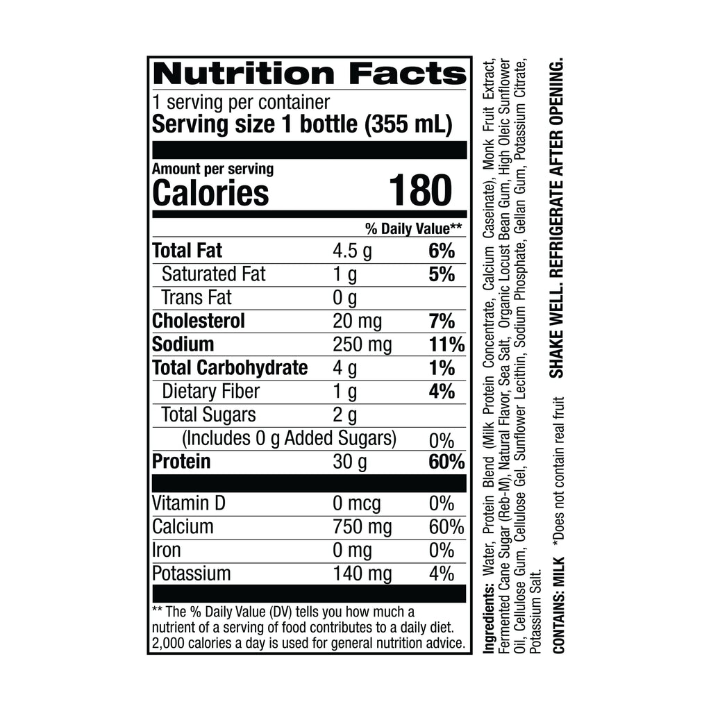 Jocko Mölk 30g Grass Fed Protein Shakes – No Added Sugar Protein Drinks KETO Friendly - Ready to Drink 12 FL Oz (Pack of 12) Banana Cream