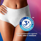 TENA Super Plus Incontinence Underwear for Women, Heavy Absorbency, X-Large, 1 Pack-14 count