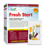 Fresh Start All-in-One Daily Vitamin Pack - Stress & Mood Support - Ashwagandha, Panax Ginseng, Adaptogens, B-Complex & Super Greens - 30 Day Supply