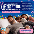 Dippin Dots - Melatonin Gummies for Kids & Adults (30 Day Supply) Strawberry Sunset Creme Flavor | 2.5mg Per Kids Melatonin Gummy | Supplement for Faster & Longer Sleep | Gummies for Children (120 Ct)