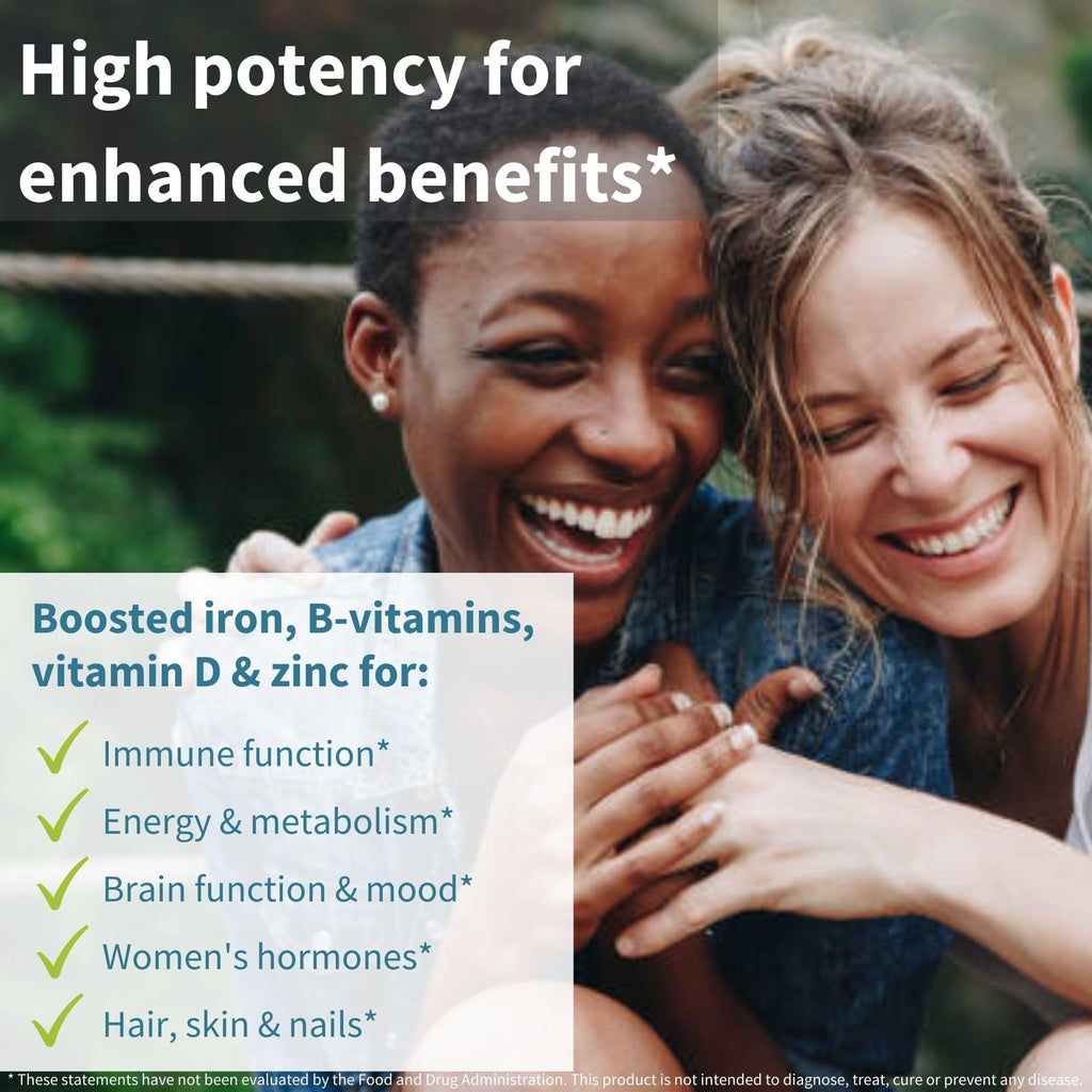 Igennus High Potency Methylated Multivitamin for Women with Gentle Iron, 5-MTHF Folate & Methylcobalamin B12, Pure & Clean, Sustained Release, Active B-Complex & K2 MK-7, Non-GMO, 60 Vegan Tablets