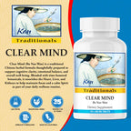 Kan Herbs Company Clear Mind Formula – Traditional Chinese Herbal Blend for Cognitive Clarity and Spirit Support, Nourishes Heart Yin and Blood, Calms Shen, Herbal Supplement, 120 Tablets