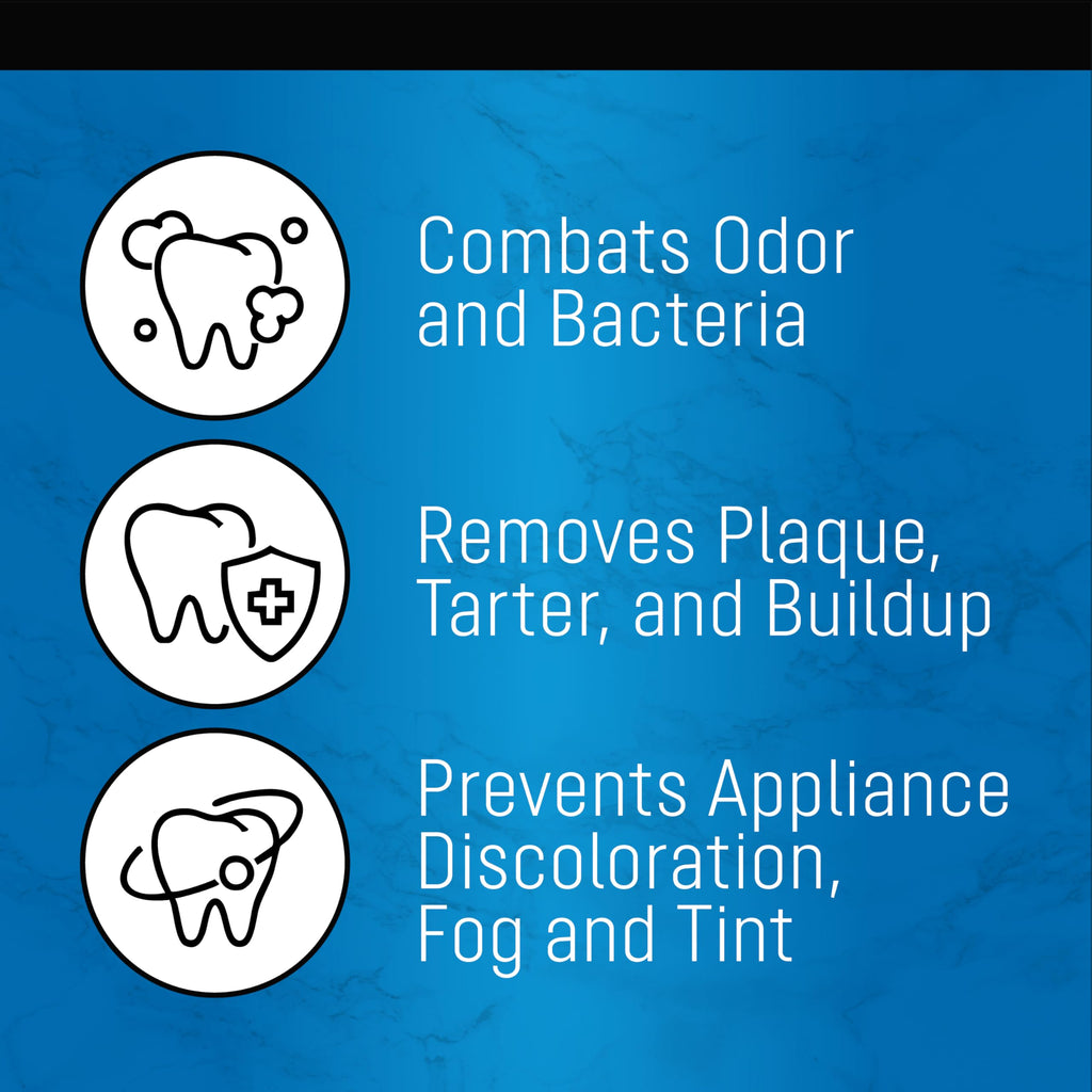 ZENGATE Retainer Cleaner Tablets for Dentures, Retainers, Aligners & Night Guards – 120 Denture Cleaning Tablets, 3-Minute Deep Clean, Removes Odor, Plaque & Stains – FSA HSA Eligible