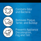 ZENGATE Retainer Cleaner Tablets for Dentures, Retainers, Aligners & Night Guards – 120 Denture Cleaning Tablets, 3-Minute Deep Clean, Removes Odor, Plaque & Stains – FSA HSA Eligible