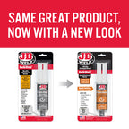 J-B Weld 6 Minute Set Epoxy KwikWeld, High Strength, Waterproof, 2 Pack, Dark Grey, 50176-2