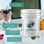 Benefect Botanical Decon 30 Disinfectant Cleaner, Light Lemon & Thyme Scent, 5 Gallon Pail