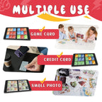 Trading Card Binder 9 Pocket,Card Binder 900 Pockets,Card Book Holder Cards with 50 Removable Sleeves,3-Ring Zip Design MTG/TCG/Sport Collectible Trading Card Albums Gifts for Boys and Girls (Red)