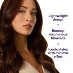 Hot Tools Pro Artist Hot Air Styling Brush | Style, Curl and Touch Ups (1”) Black