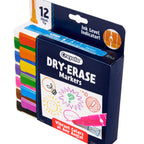 Crayola Take Note Dry Erase Markers for School (12ct) Teacher Classroom Supplies, Chisel Tip Whiteboard Markers, Must Haves