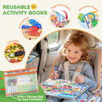 JoyCat Preschool Learning Activities Set (2-Pack) – Seek & Find Game Books and Letters Numbers Handwriting Practice Tracing Workbooks for Toddlers & Kids, Birthday Gifts for Girls and Boys Ages 3-5