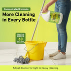 Creative Scents Multipurpose Enzyme Cleaner & Odor Remover | Super Concentrated for Floor, Carpet | Pet Urine Odor Eliminator | Enzymatic Cleaner for Cat Urine & Dog Poop | 1 Gallon - Lemon Breeze