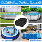 Thickened Pool Liner Pad for Above Ground Pool,Heavy Duty 18 FT Round Under Pool Mat Padding, Pool Ground Pad Mat Under Pool for Pool Bottom, Prevent Punctures, Extend Liner Life