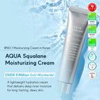 S. Nature AQUA SQUALANE MOISTURIZING CREAM | Face Moisturizer for Dry and Sensitive Skin, Vegetable Squalane 150,00ppm, Long-lasting Hydration, Pore Care Cream, Korean Skin Care (2.02 Fl Oz, 60ml)