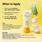 Anua, Zero-Cast Moisturizing Sunscreen SPF 50, Glow Natural Sunscreen for face, No White Cast, Hyaluronic Acid, Niacinamide, Oil-Free, Korean Skincare, 1.69 fl oz