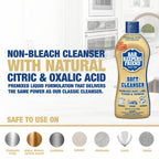 Bar Keepers Friend Soft Cleanser Liquid (2 x 13 Ounce) Multipurpose Cleaner & Rust Stain Remover for Stainless Steel, Porcelain, Ceramic Tile & More