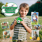 Dinosaur Kids Camera for Boys Girls, Toddler Digital Selfie Camera with Cute Protective Cover and SD Card, Christmas Birthday Gifts Toys for 3 4 5 6 7 8 9 10 11 12 Years Old Little Girls and Boys