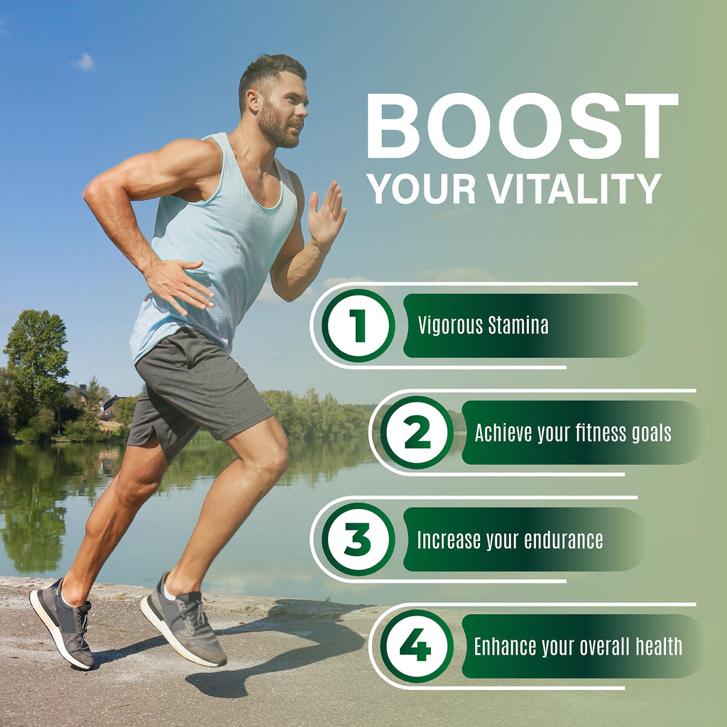 Poom, Stamina Energy and Endurance Support (10 Count)