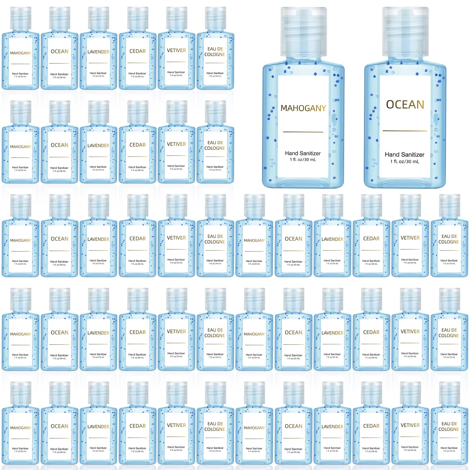 24 Pack Mini Hand Sanitizer Bulk Travel 1oz Ocean Sea You Soon Baby Shower