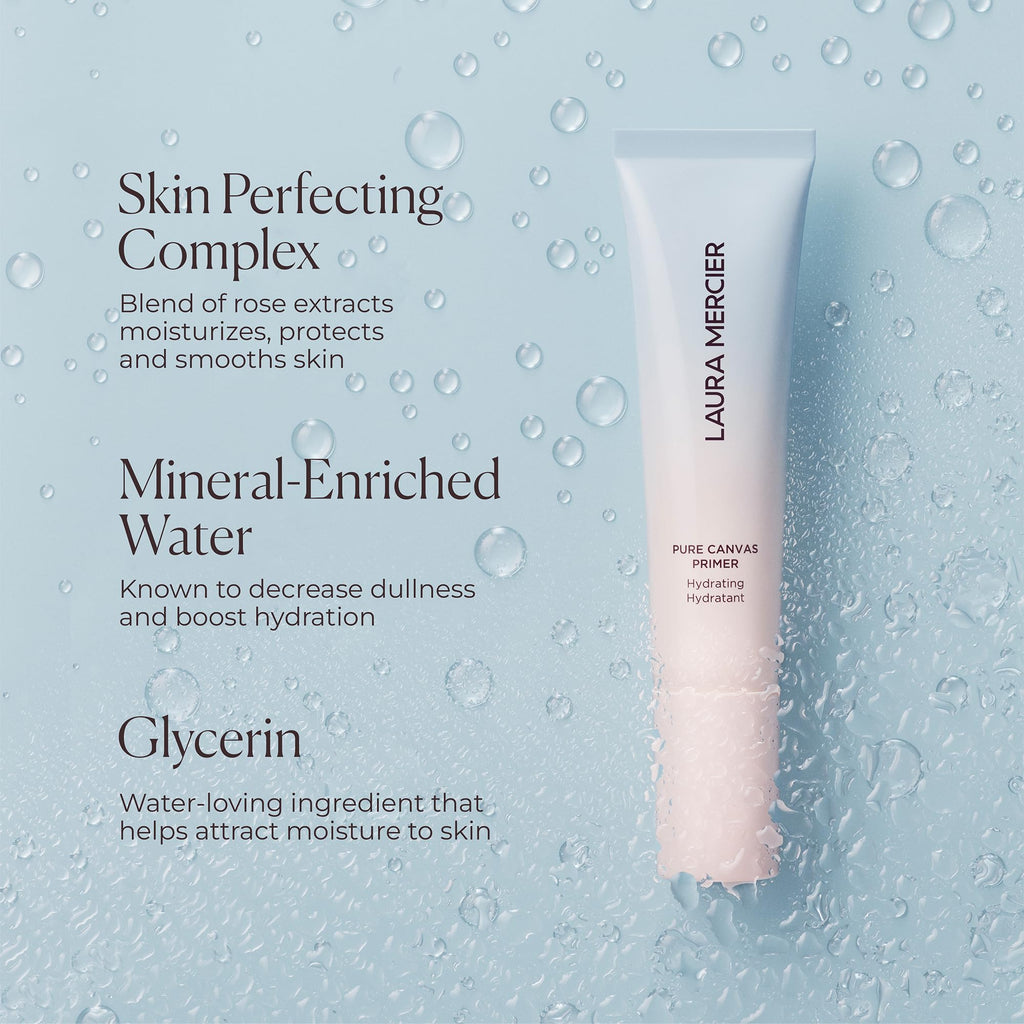 Laura Mercier Flawless Treats Mini Prime + Set Duo, Talc-Free Translucent Loose Setting Powder Ultra-Blur, Hyaluronic Acid Infused, Hydrating Primer, For Normal to Dry + Mature Skin, Holiday Gift Set