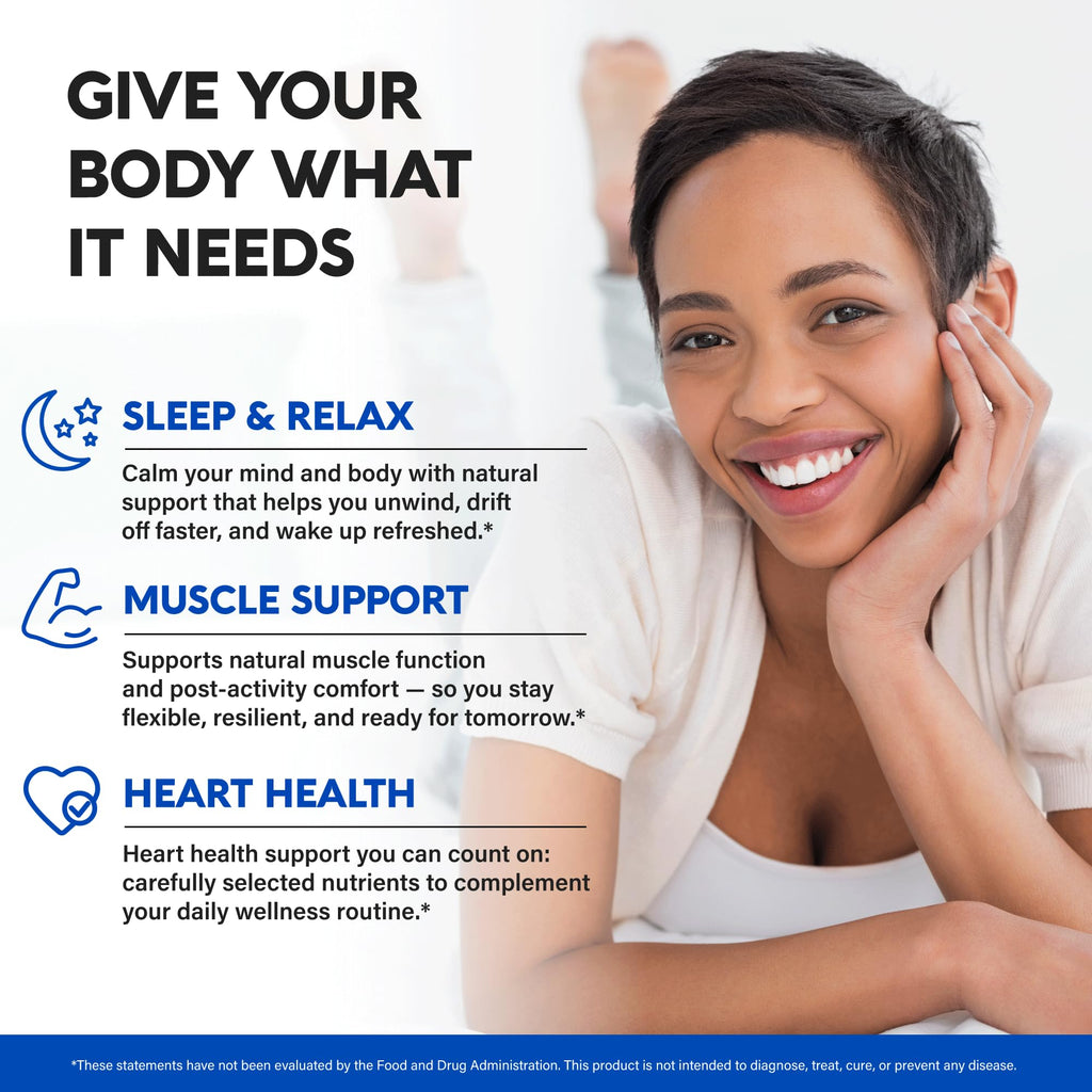 Magnesium Supplement - 5 in 1 Complex | Glycinate | Citrate | Malate | Taurate | Oxide - for Women & Men - Stress, Muscle & Heart Support - Lab Tested - Vegan, Natural, Non-GMO - 240 Capsules