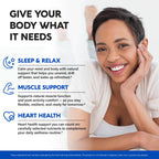 Magnesium Supplement - 5 in 1 Complex | Glycinate | Citrate | Malate | Taurate | Oxide - for Women & Men - Stress, Muscle & Heart Support - Lab Tested - Vegan, Natural, Non-GMO - 240 Capsules