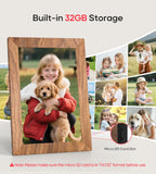 Frameo 10.1" Digital Picture Frame, 32GB Memory WiFi Electronic Photo Frame