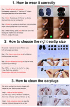 Ear Plugs for Sleeping 45dB Noise Cancelling Earplugs for Concerts, Snoring, Travel, Sleep, Reusable Silicone Noise Reduction Ear Plug Soft Ear Plug with 8 Ear Tips & Case Black