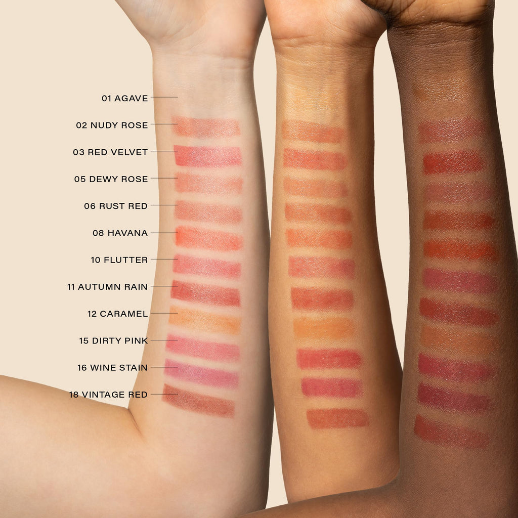 Melixir Vegan Lip Butter (12 Colors), Hydrating Tinted Lip Balm Stick, Bee-Free, Petrolatum-Free, Plant-Based, Moisturizes Dry & Chapped Lips With Shea Butter, Sheer, Natural Finish - #11 Autumn Rain