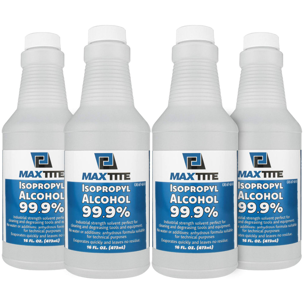 MaxTite Isopropyl Alcohol 99.9% (16oz) (4)
