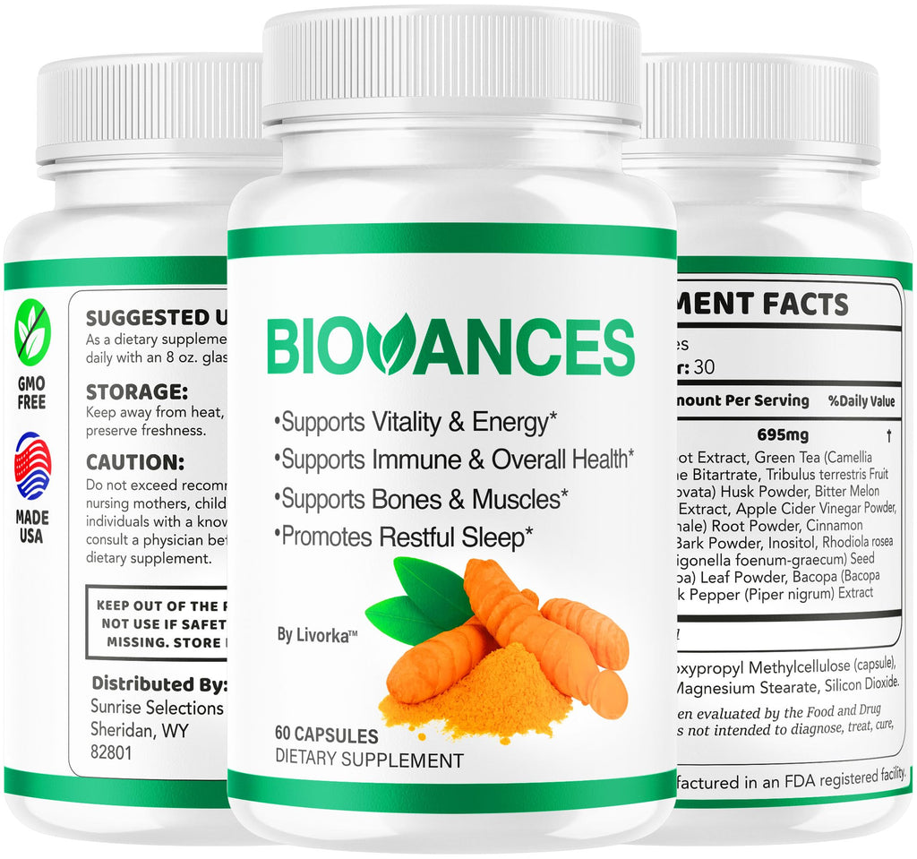 Biovances Capsules, Official Bio Vances Pills Advanced Supplement Premium Formula - Maximum Strength, Natural Biovance Support for Overall Health & Wellness Reviews, 60 Capsules for 1 Month
