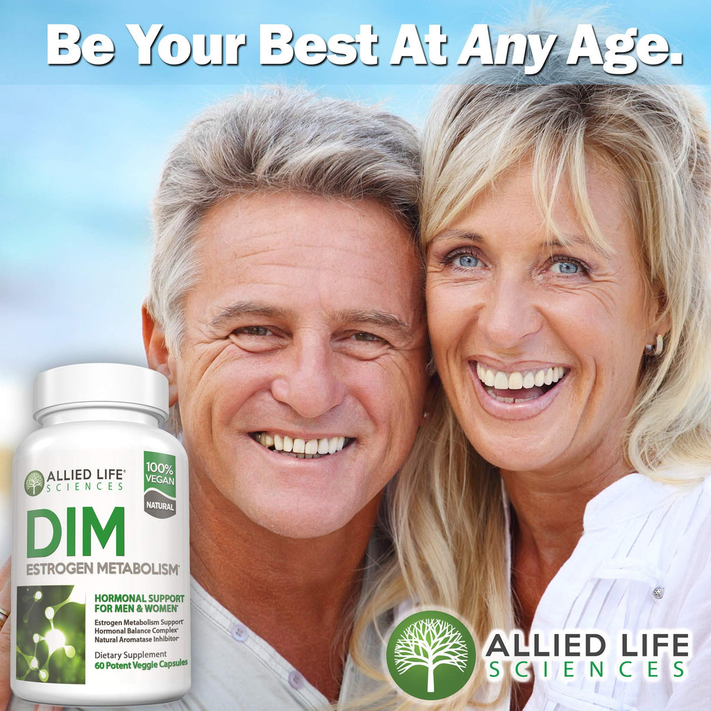 Allied Life Sciences DIM Supplement, 300 mg Diindolylmethane Plus Broccoli Seeds Extract Pills, Vegan Non-GMO, 60 Capsules | Made in The USA