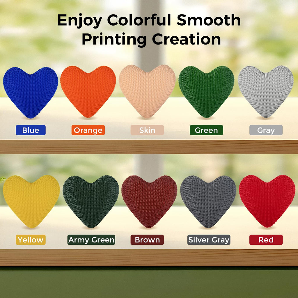 Sovol 3D Printer PETG Filament 1.75mm 1KG (2.2lbs), High Precision, Strong Toughness, Wiring Tightness, Dimensional Accuracy +/- 0.03 mm, 3D Printing PETG Filaments, Red