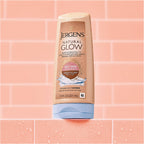 Jergens Natural Glow In Shower Lotion, Self Tanner for Medium to Deep Skin Tone, Sunless Tanning Wet Skin Lotion for Gradual, Flawless Color, 7.5 Ounce, Pack of 2